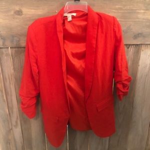 Red blazer
